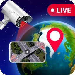 GPS Camera Map Live Navigation icon